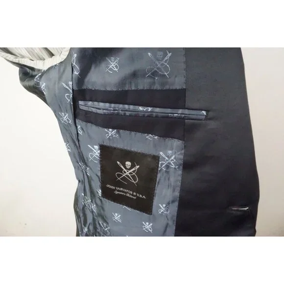 John Varvatos Navy Blue Bleecker St Tuxedo Jacket Sz 42RBrand New